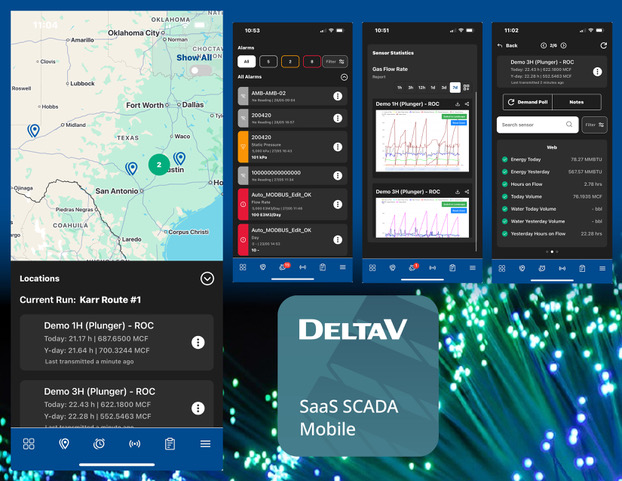 Redesigned Mobile App for Emerson’s SCADA in the Cloud Drives More Efficient, Optimized Operations